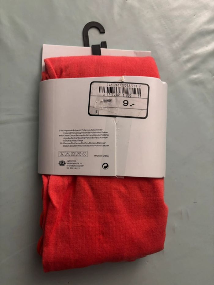 Legging au genou corail TU - photo numéro 3