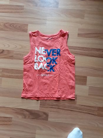 débardeur orchestra 8 ans corail