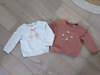 Lot de 2 sweats 36 mois