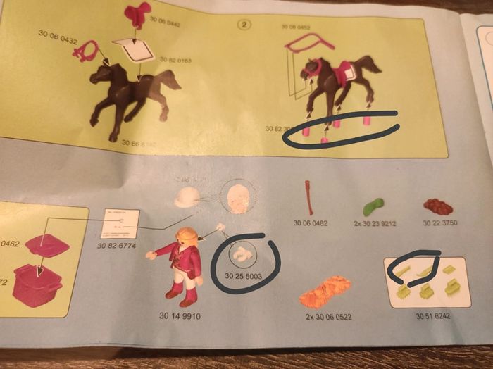Playmobil boxe avec cavalière - photo numéro 3