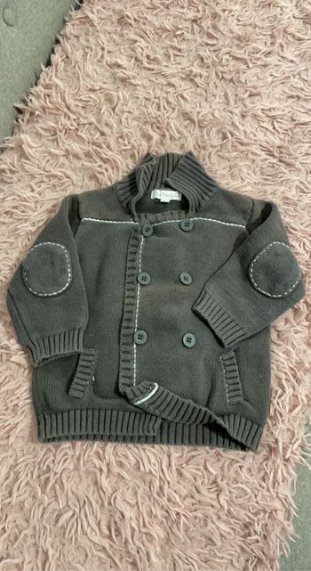 Gilet gris petit kimbaloo