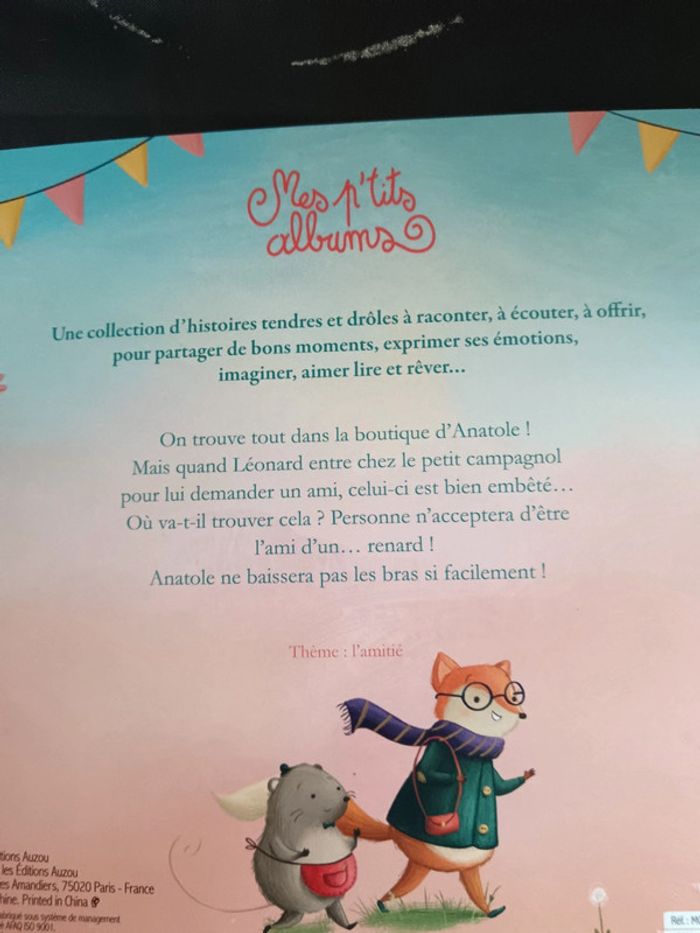 Livre la boutique d'Anatole le campagnol - photo numéro 3