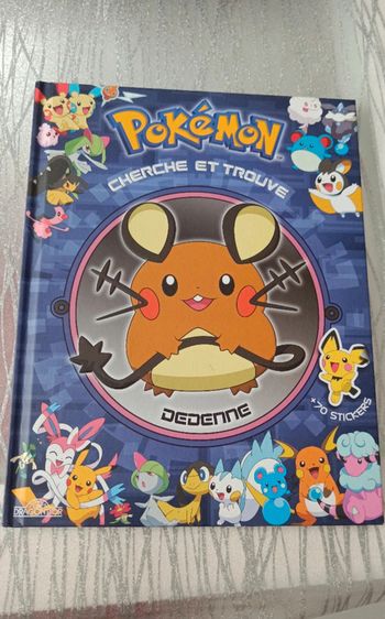 Livre pokémon Dedenne-Cherche et Trouve🤎