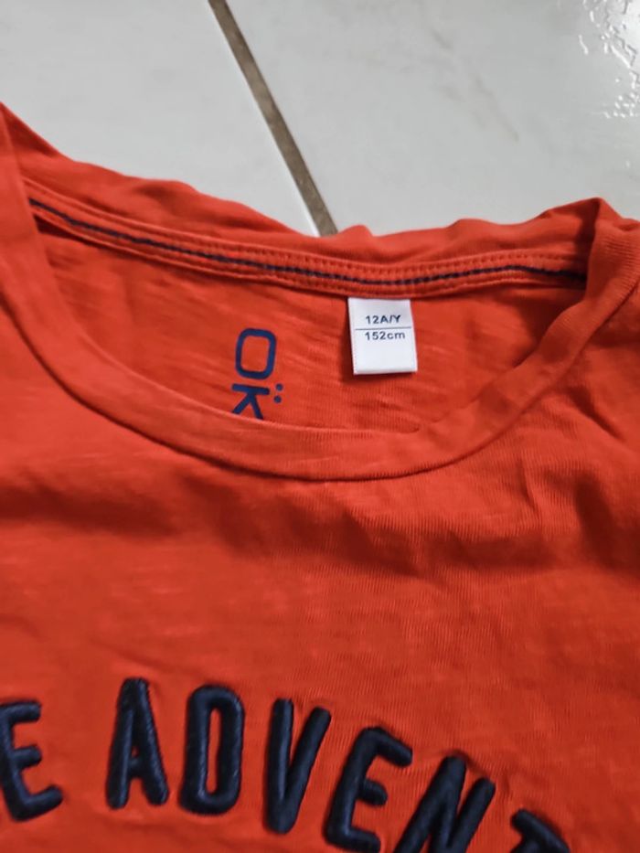 Tee shirt mc garçon okaidi 12 ans u20 - photo numéro 4