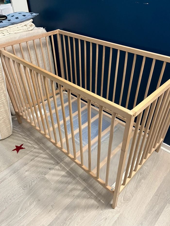 Lit Bébé IKEA et son matelas coton bio. Vertbaudet - photo numéro 11