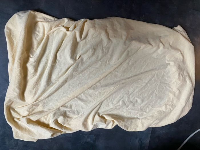 Drap housse jaune pour lit bébé 60 x 120 cm - photo numéro 4