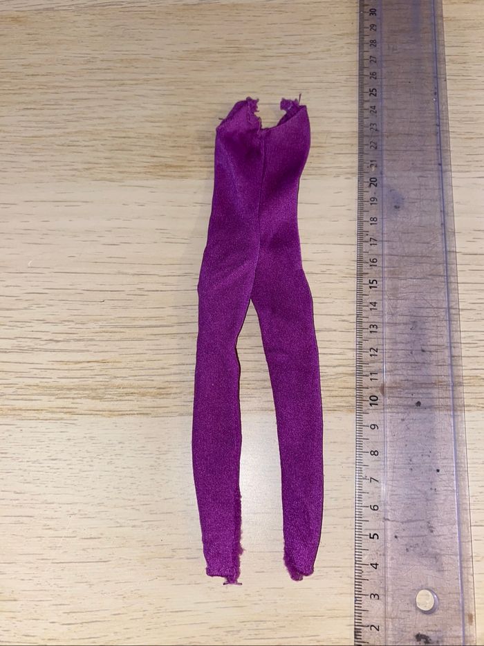 Barbie poupée Mattel superdance 1982 combinaison violette vêtement habit - photo numéro 2