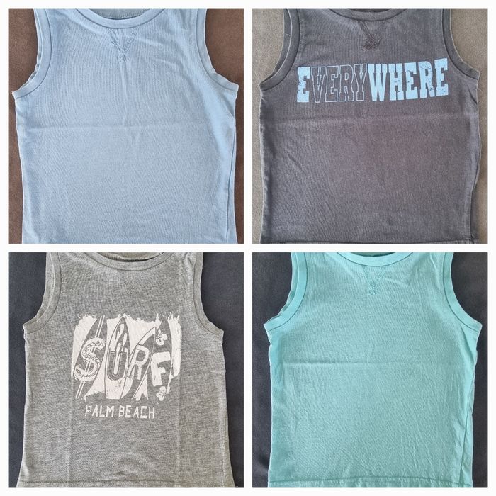 Lot débardeurs 2 ans