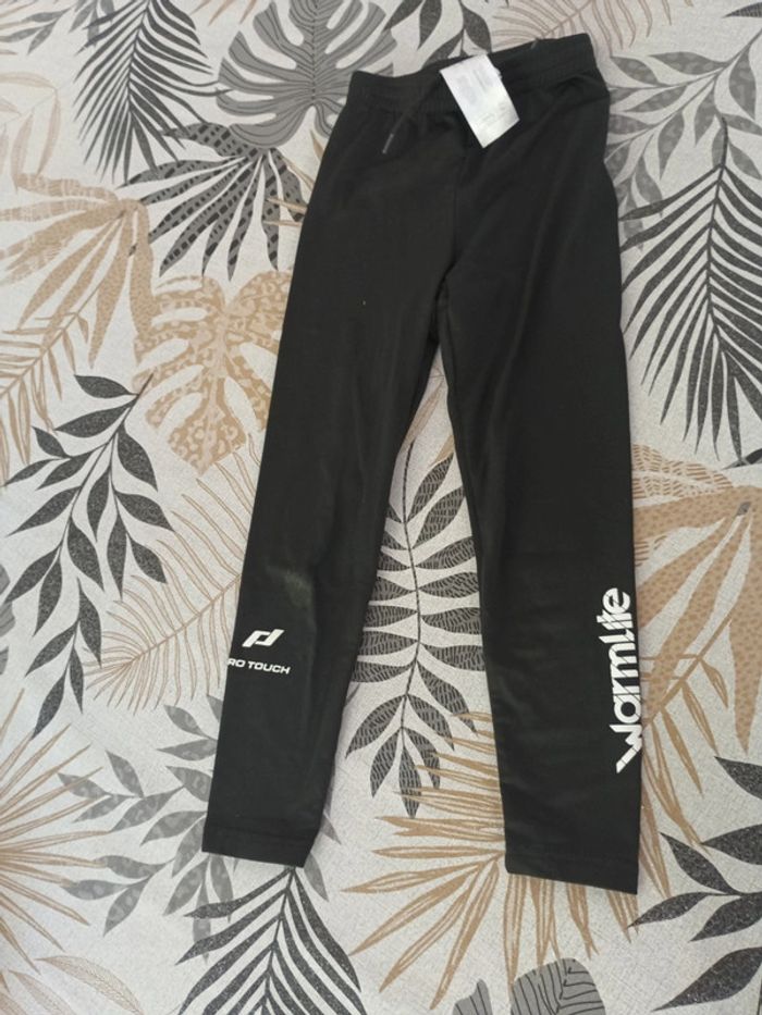 Pantalon thermique noir 5-7ans Pro Touch
