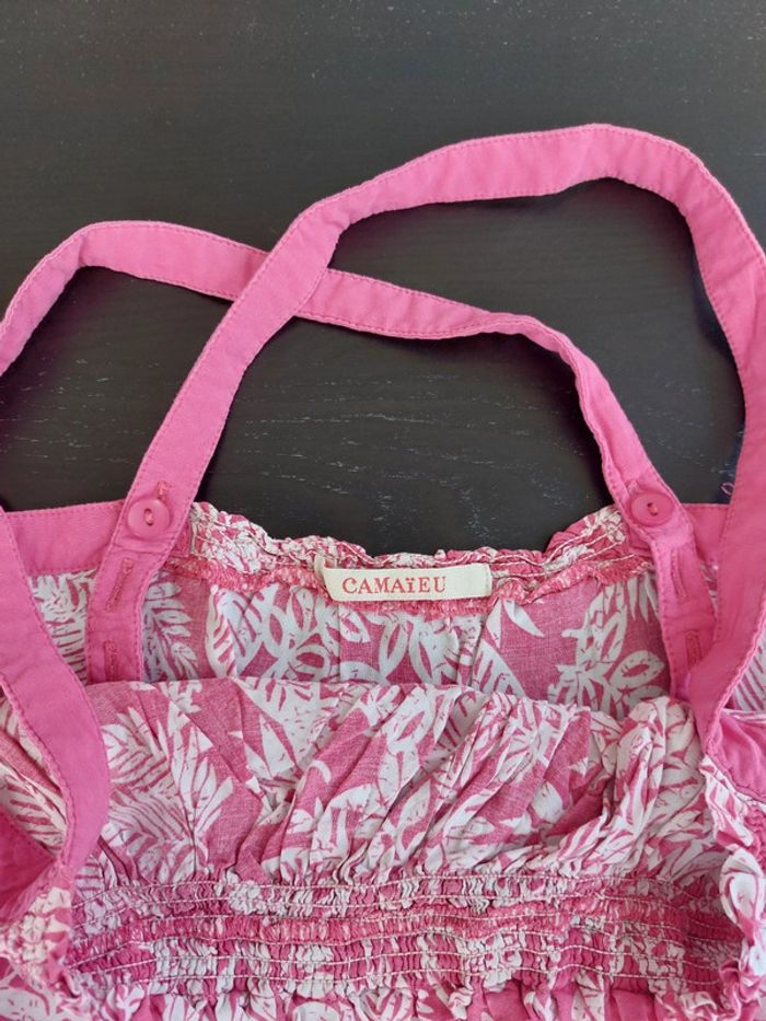 Jolie haut à bretelles croisées femme - Camaïeu - Taille 36 - photo numéro 4