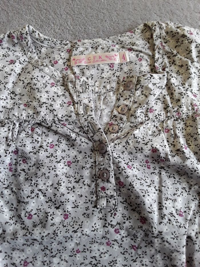 Chemise / blouse fille manches longues 4 ans - photo numéro 2