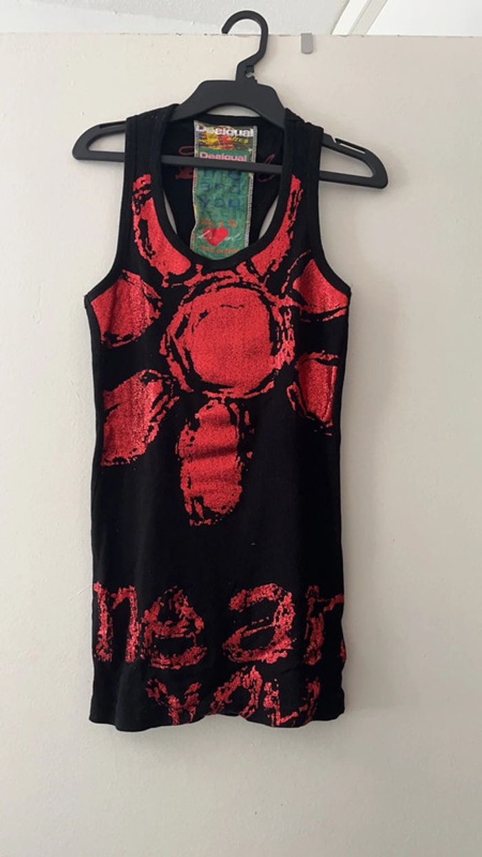 Magnifique débardeur Desigual emmanchures américaines 36 - photo numéro 2
