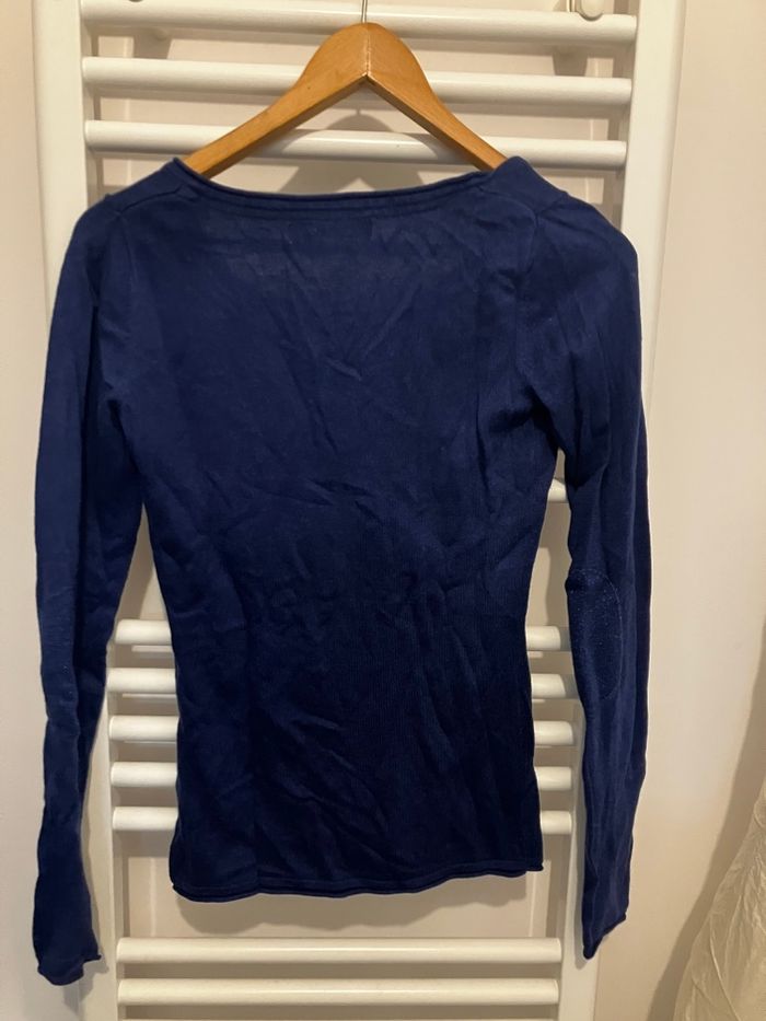 Pull bleu indigo - photo numéro 4