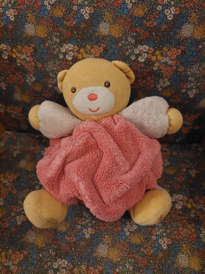 Kaloo - doudou ours boule rose 2011