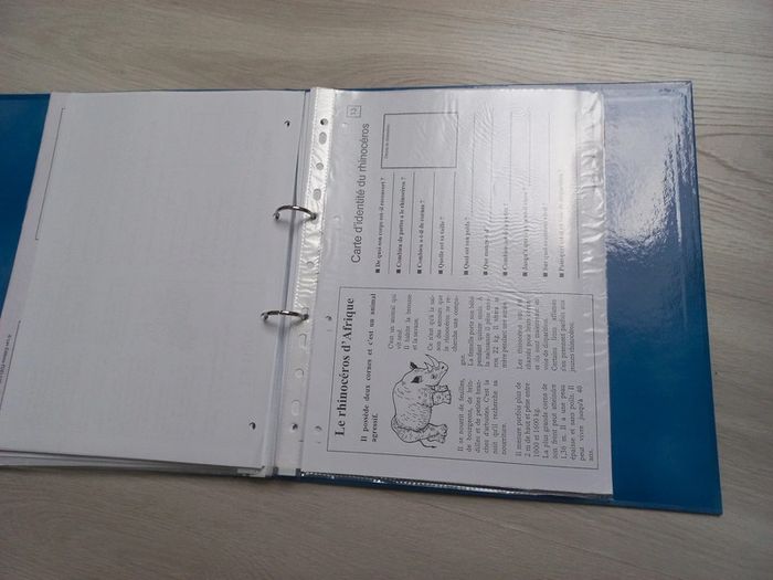 Classeur lecture documentaire cp /ce1 animalier - photo numéro 4