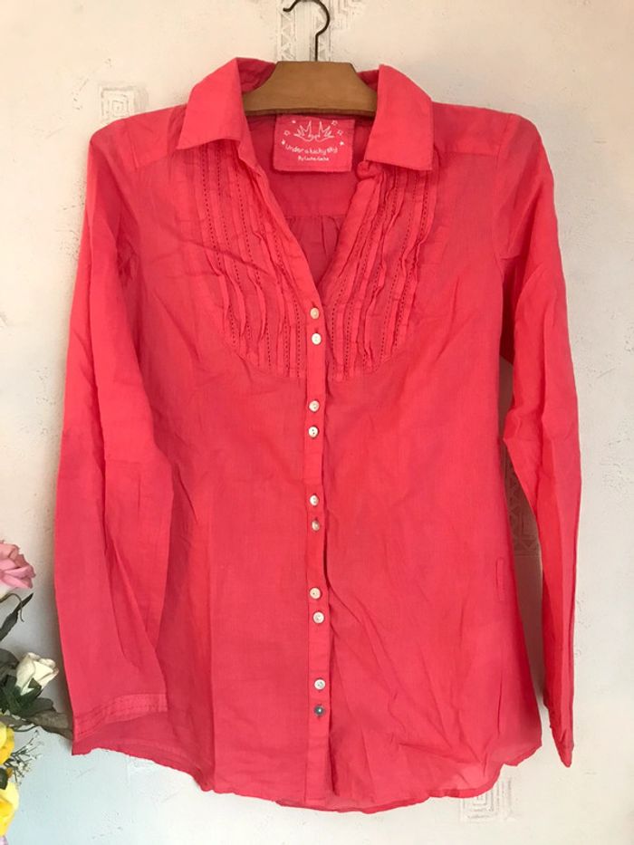 Chemise rose/corail Cache Cache