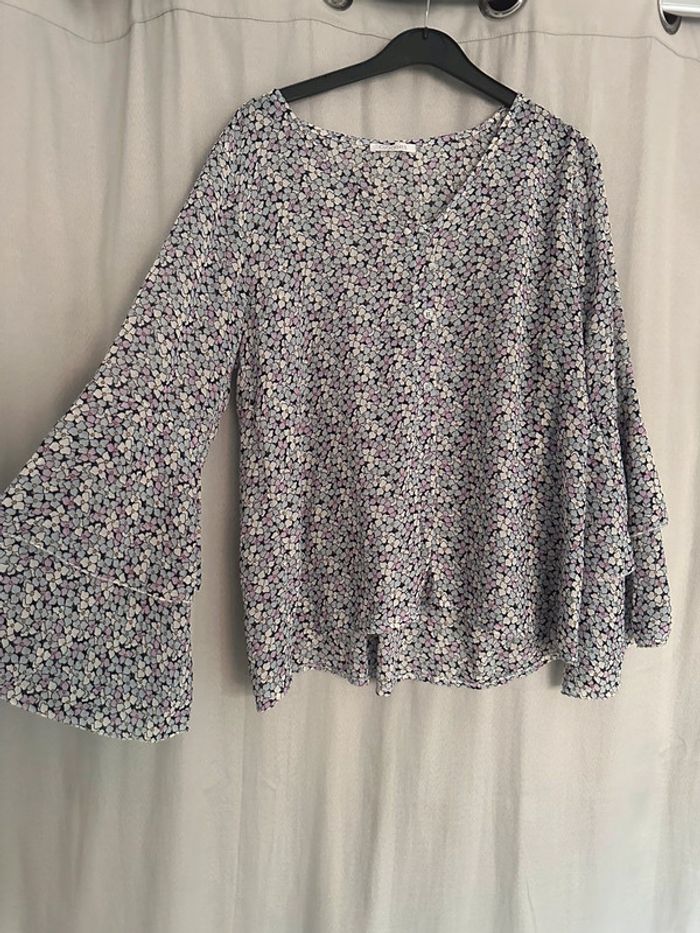 Blouse à fleurs
