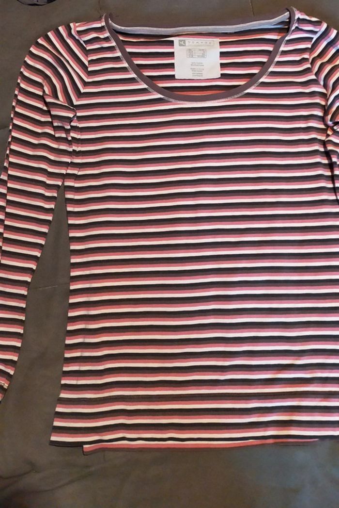 Tee shirt sportif Domyos à manches longues - photo numéro 3