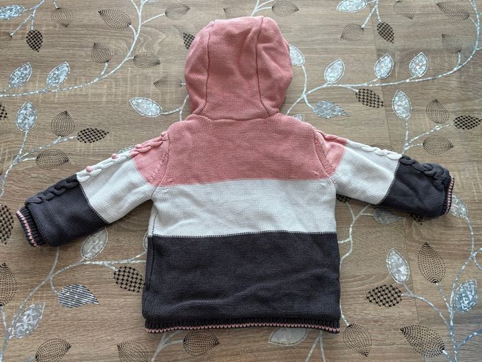 Gilet bébé fille à capuche - photo numéro 5