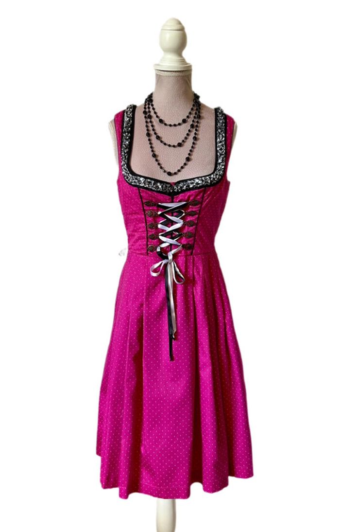 🩷🌿Robe traditionnelle autrichienne T.34 Oktoberfest Dirndl cottagecore fairycore whimsigoth dress🌿🩷 - photo numéro 10