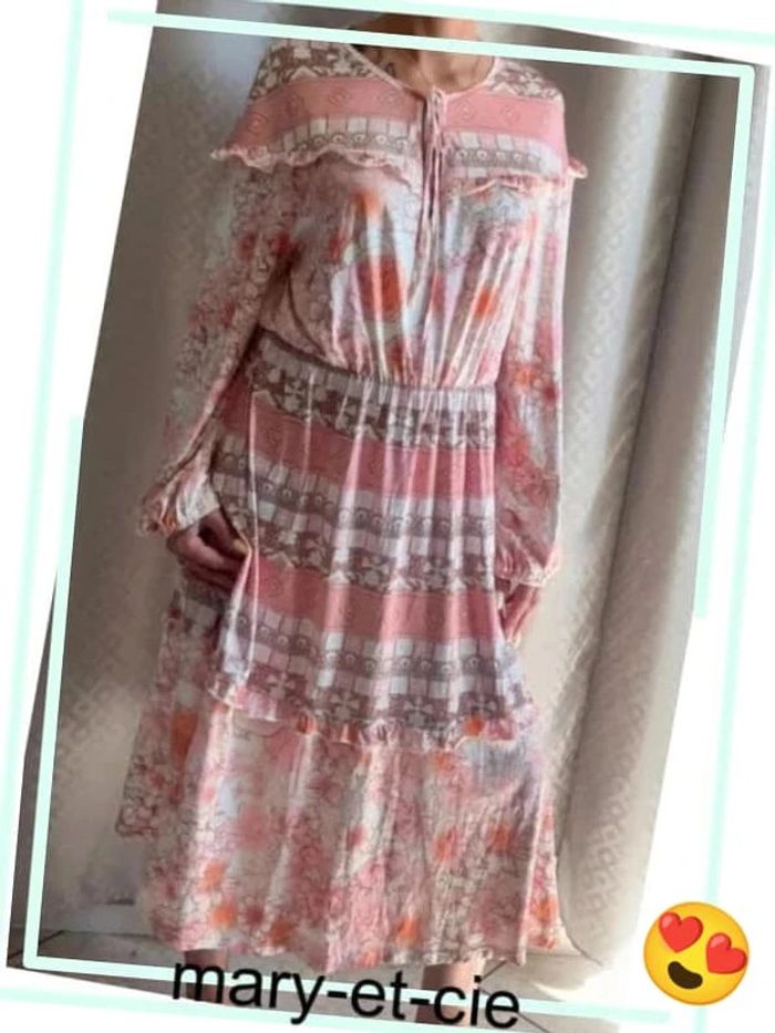 SOLDÉ - Robe manche longue taille L - photo numéro 3