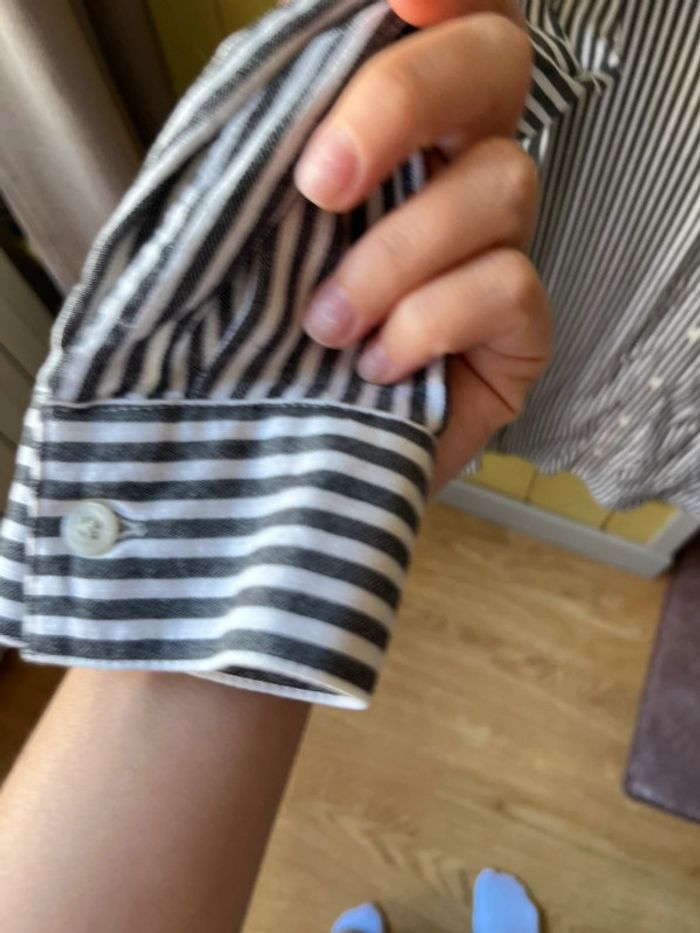 Robe-chemise rayée IKKS - Taille S (14 ans / 158 cm) - photo numéro 5