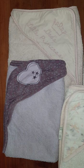 Lot capes de bain bébé