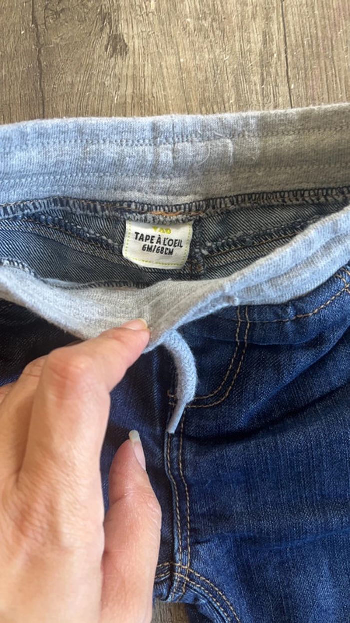 Jeans tape à l’œil taille 6 mois - photo numéro 2
