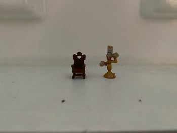 Figurine mini lumière la belle et la bête