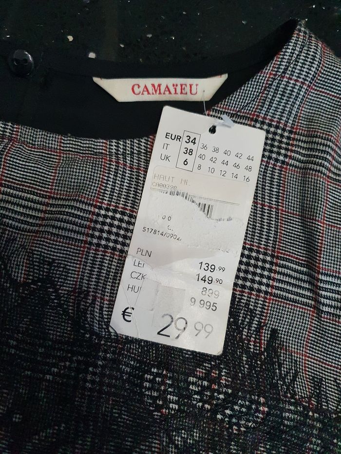 Haut xs camaïeu - photo numéro 3