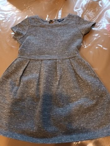 Robe pailleté grise 3 ans