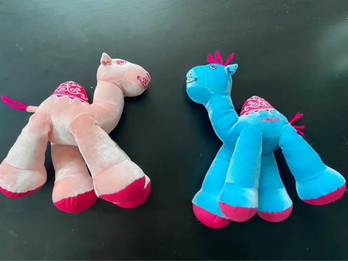🇹🇳 2 peluches dromadaires