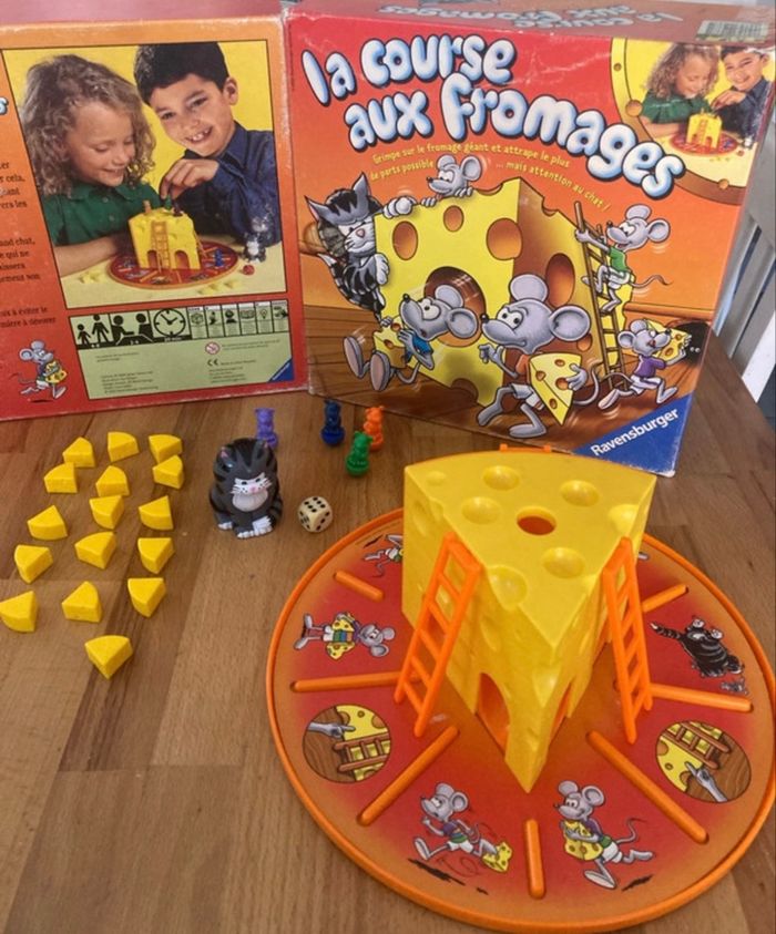 Jeu de société la course aux fromages