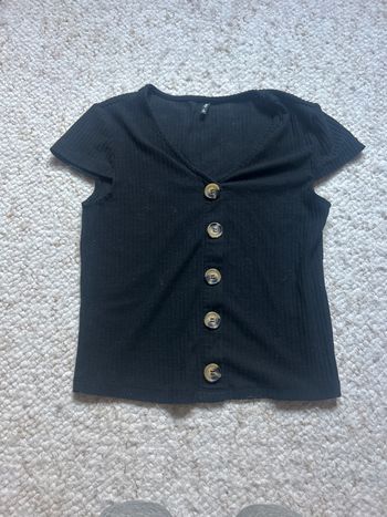 TEE shirt noir court. Only. XS