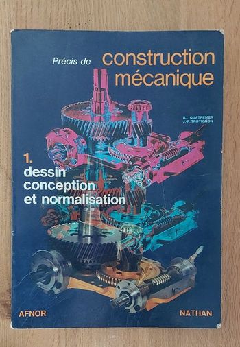 Précis de Construction mécanique - livre de 1978
