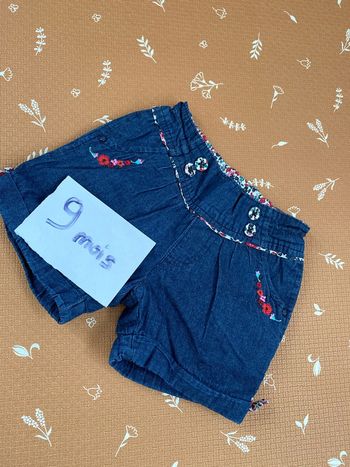 Short jean 9 mois