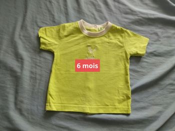 T-shirt taille 6 mois