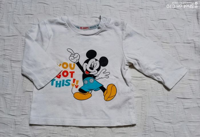 Disney haut t shirt manches longues Mickey