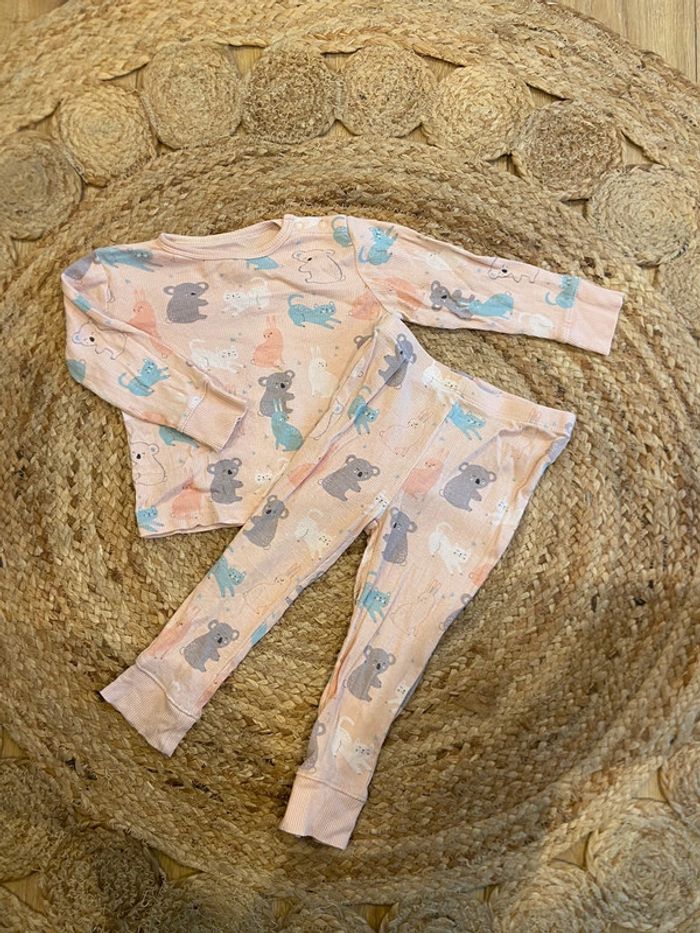 Pyjama fille 2 pièces 18 mois Kiabi