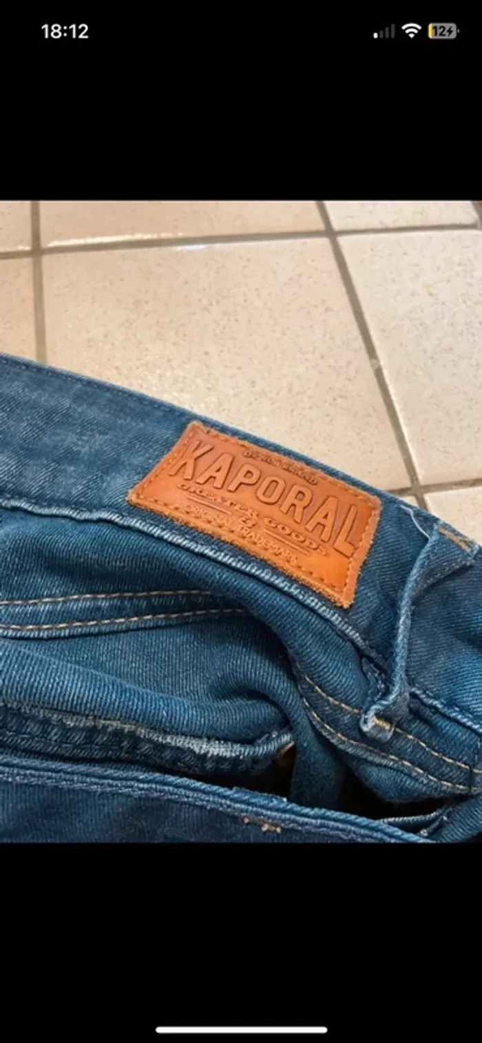 Jean bleu femme kaporal - photo numéro 3