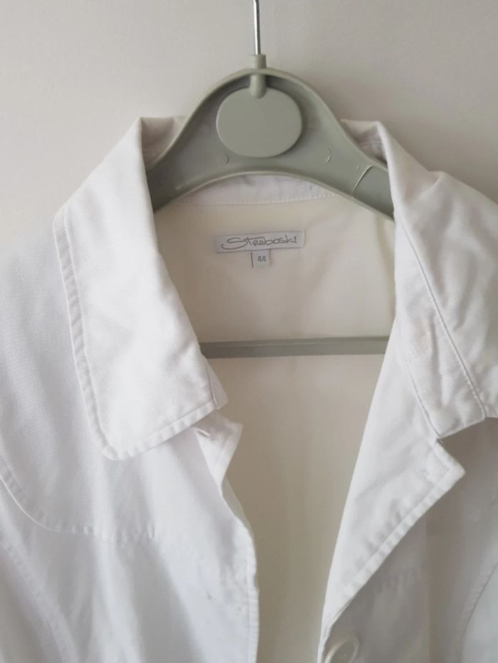 Longue veste blanche T44 - photo numéro 2
