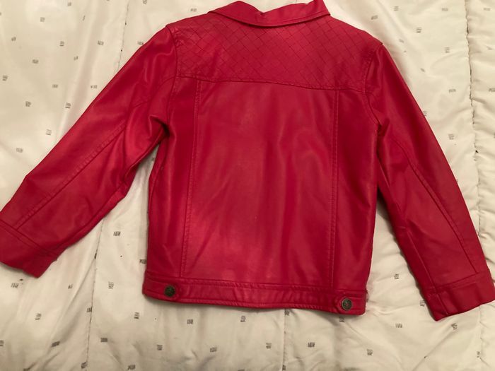 Veste similicuir fushia - photo numéro 7