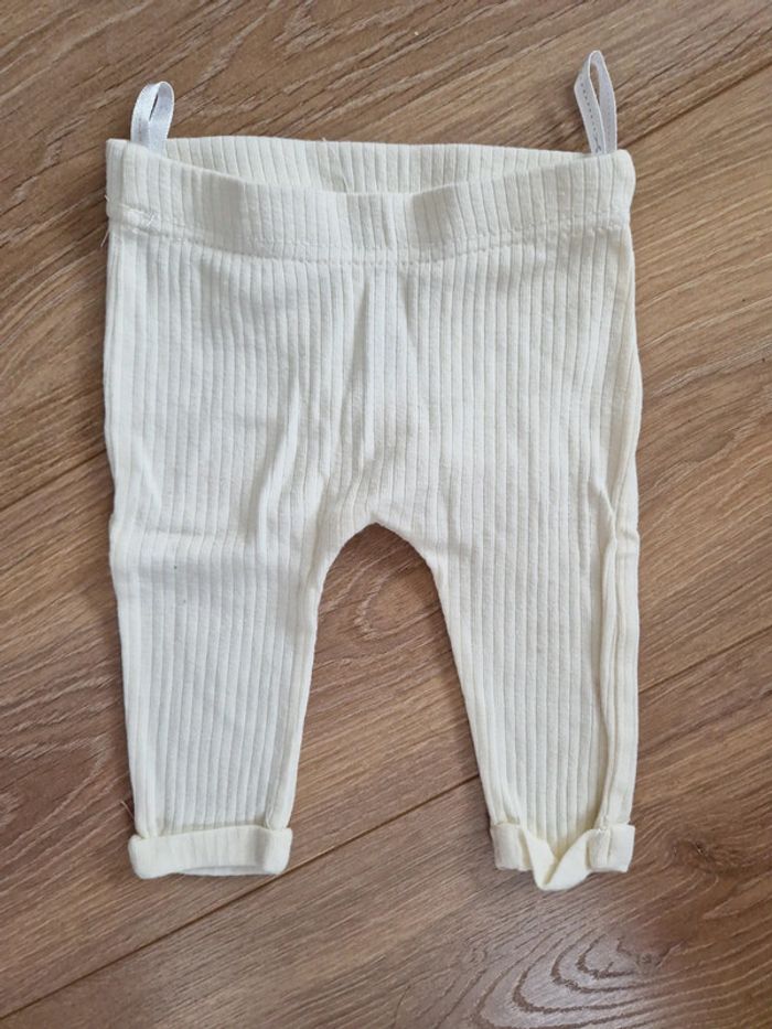 Legging bébé mixte Zeeman crème 62 cm