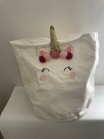 Panier rangement licorne vertbaudet 