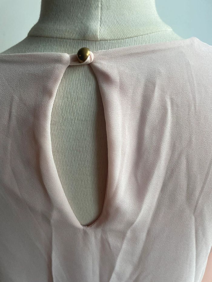 Blouse rose pastel avec doublure T40 - photo numéro 6