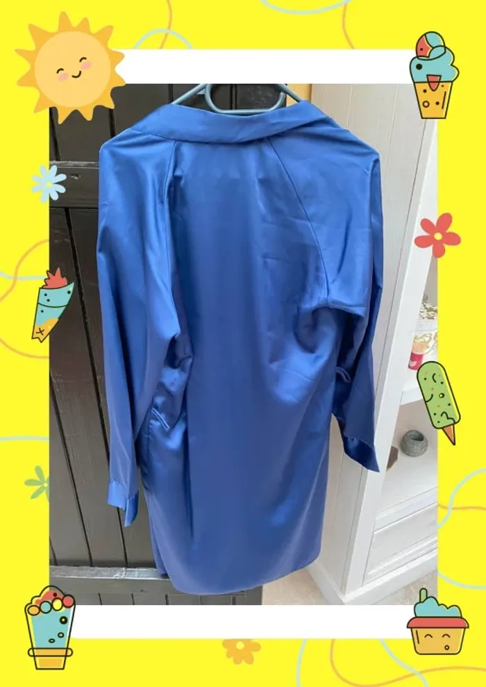 Peignoir Etam M 38 bleu - photo numéro 7