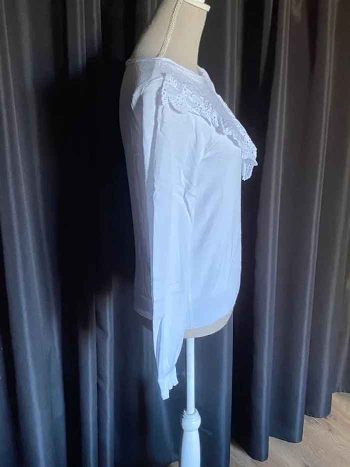 Pull léger dentelle Naf Naf - photo numéro 4