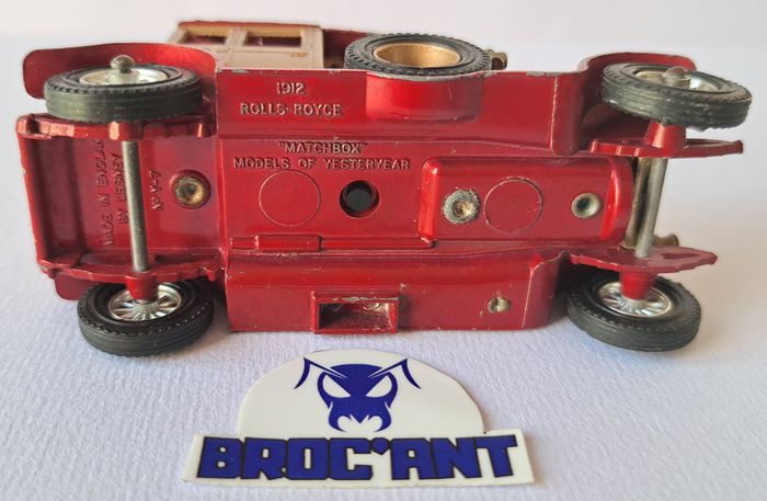 Voiture miniature 1912 Rolls Royce - Lesney Matchbox - photo numéro 5