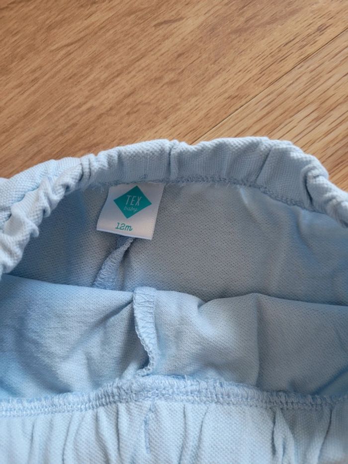 Short bleu ciel 12 mois - photo numéro 2