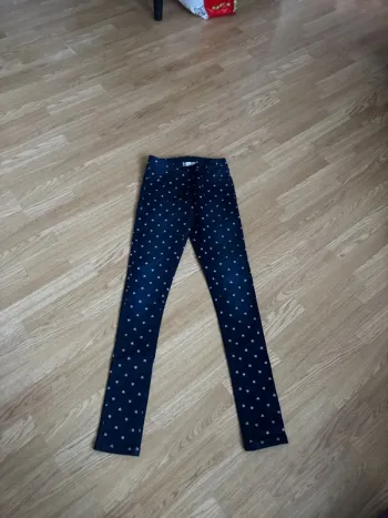Pantalon slim orchestra 14 ans motifs cœur